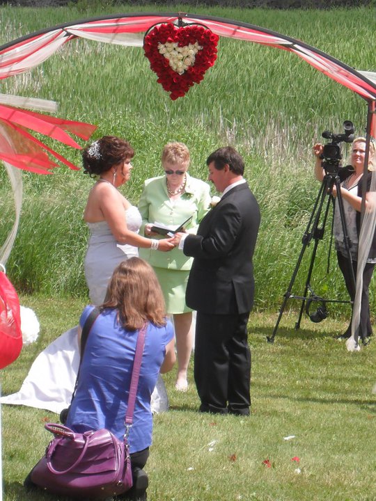 Marriage Commissioner Wedding in Alberta Red Deer Alberta Weddings Officiant Barb Fenske