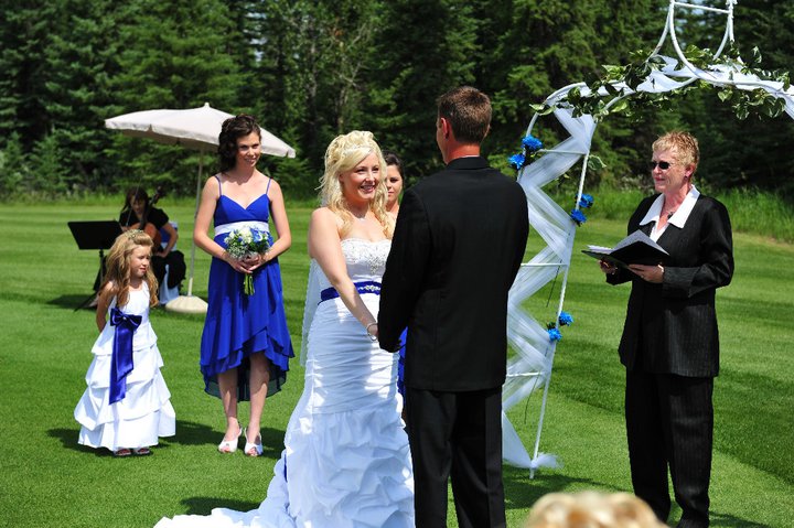 Marriage Commissioner Wedding in Alberta Red Deer Alberta Weddings Officiant Barb Fenske