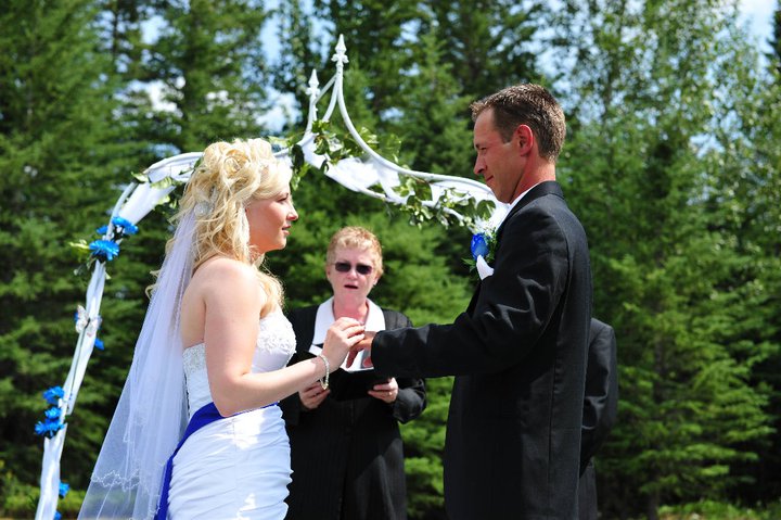 Marriage Commissioner Wedding in Alberta Red Deer Alberta Weddings Officiant Barb Fenske