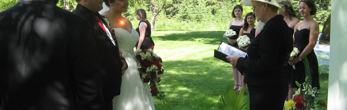Marriage Commissioner Wedding in Alberta Red Deer Alberta Weddings